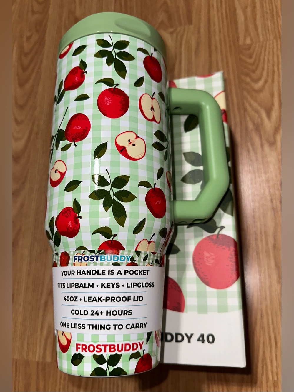 Frost Buddy Gingham Apples Thicc Buddy